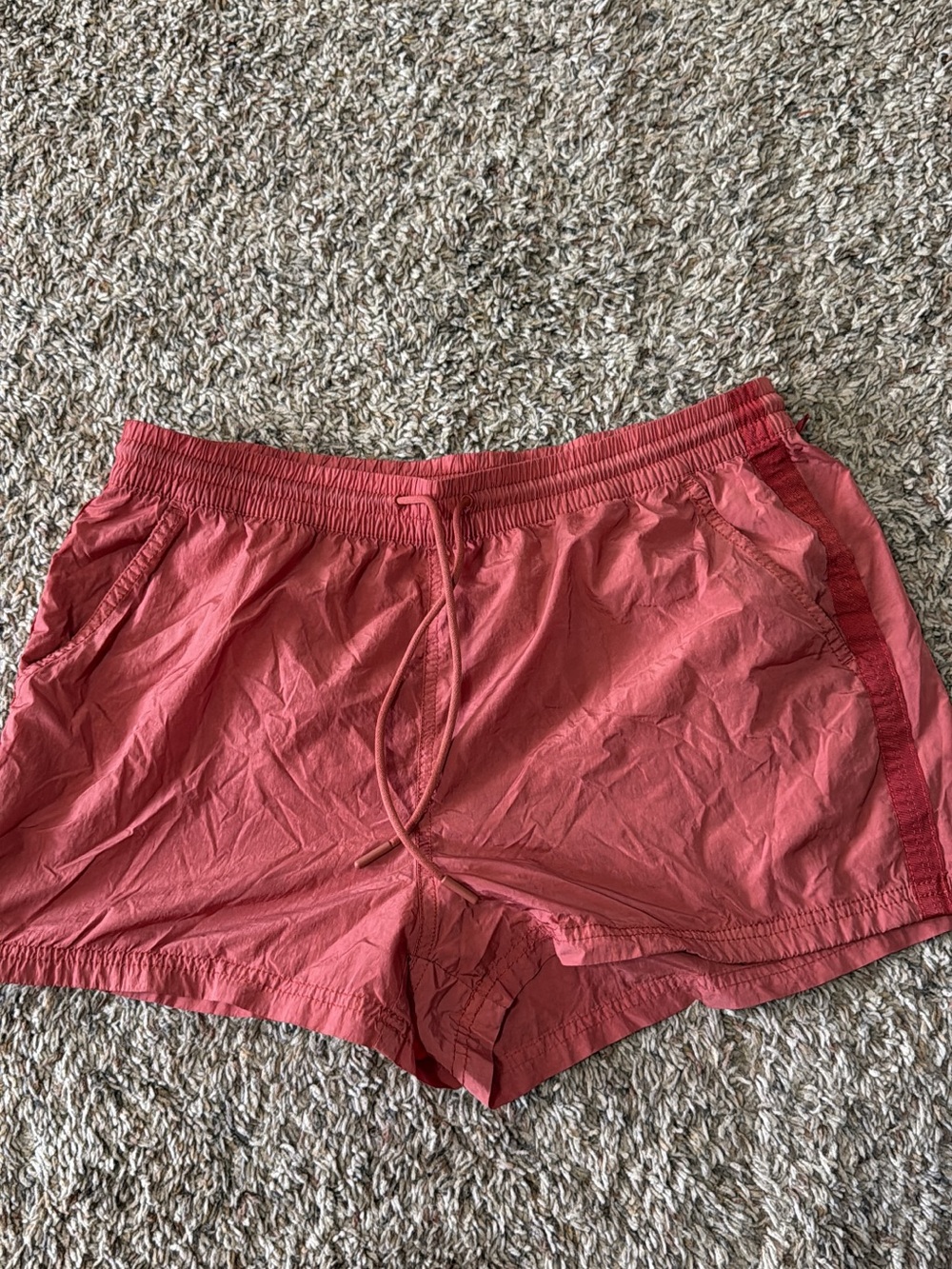 Athleta Coral Drawcord Athletic Shorts